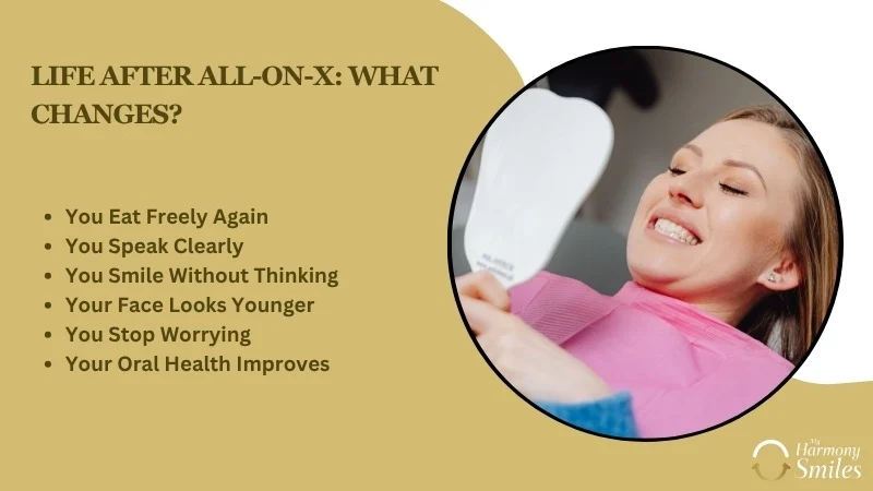 All-on-X Dental Implants Guide: Everything You Need to Know - My Harmony Smiles