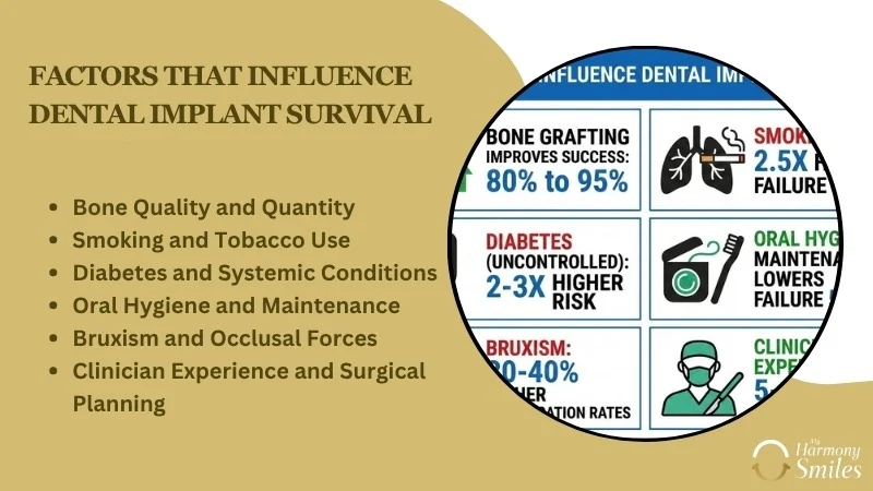 Factors That Influence Dental Implant Survival