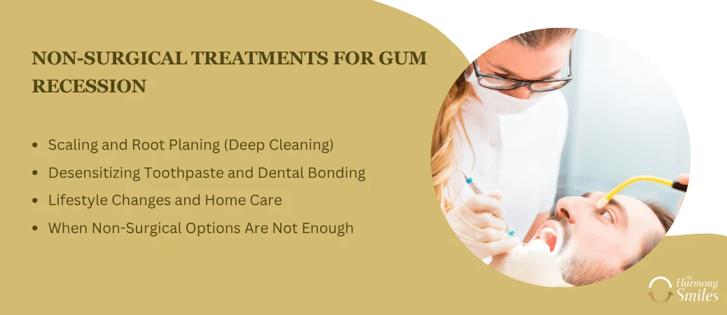 Non-Surgical Treatment Strategies for Gum Recession