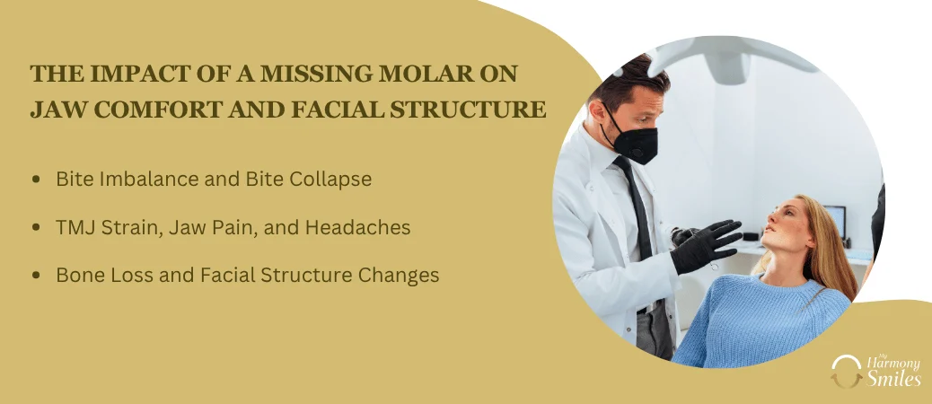 How a Missing Molar Can Affect Jaw Comfort and Facial Support