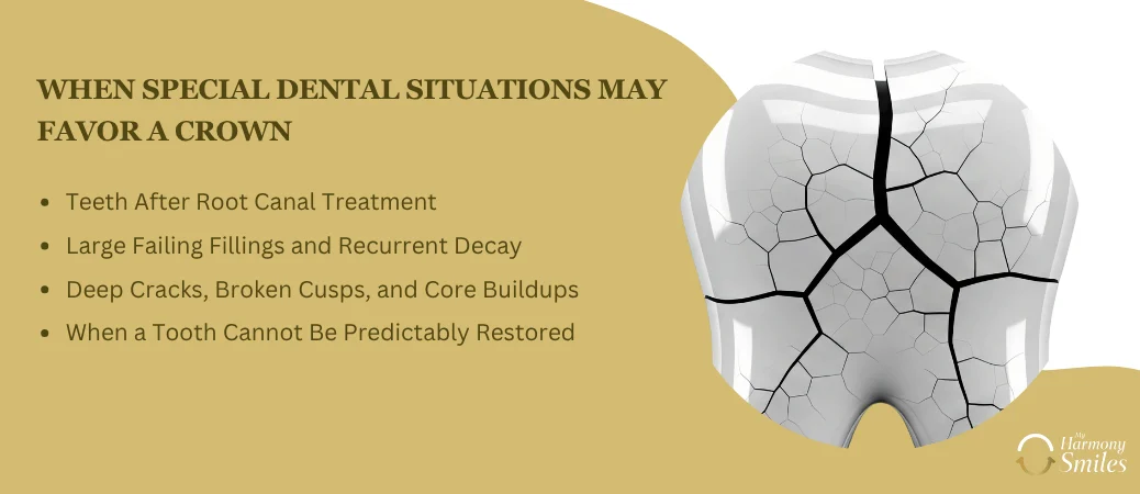 Special Situations That Often Favor a Crown
